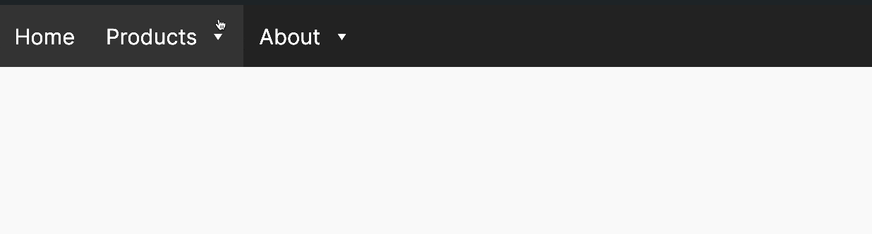 A mega menu created using Max Mega Menu